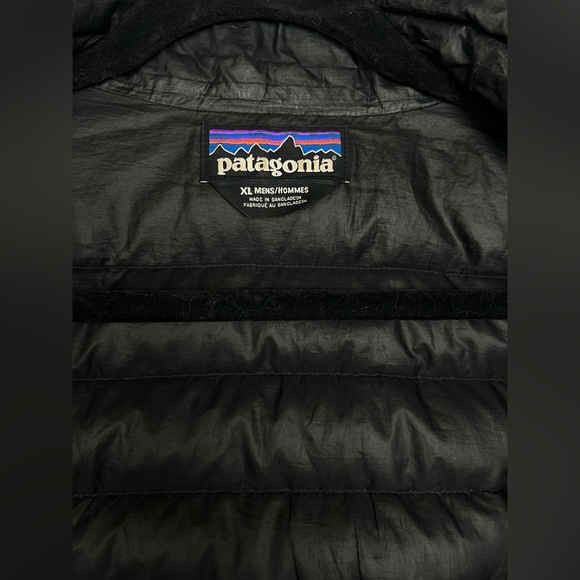 Patagonia Preowned Down Sweater Jacket Men's Size XL Black - Picture 8 of 16